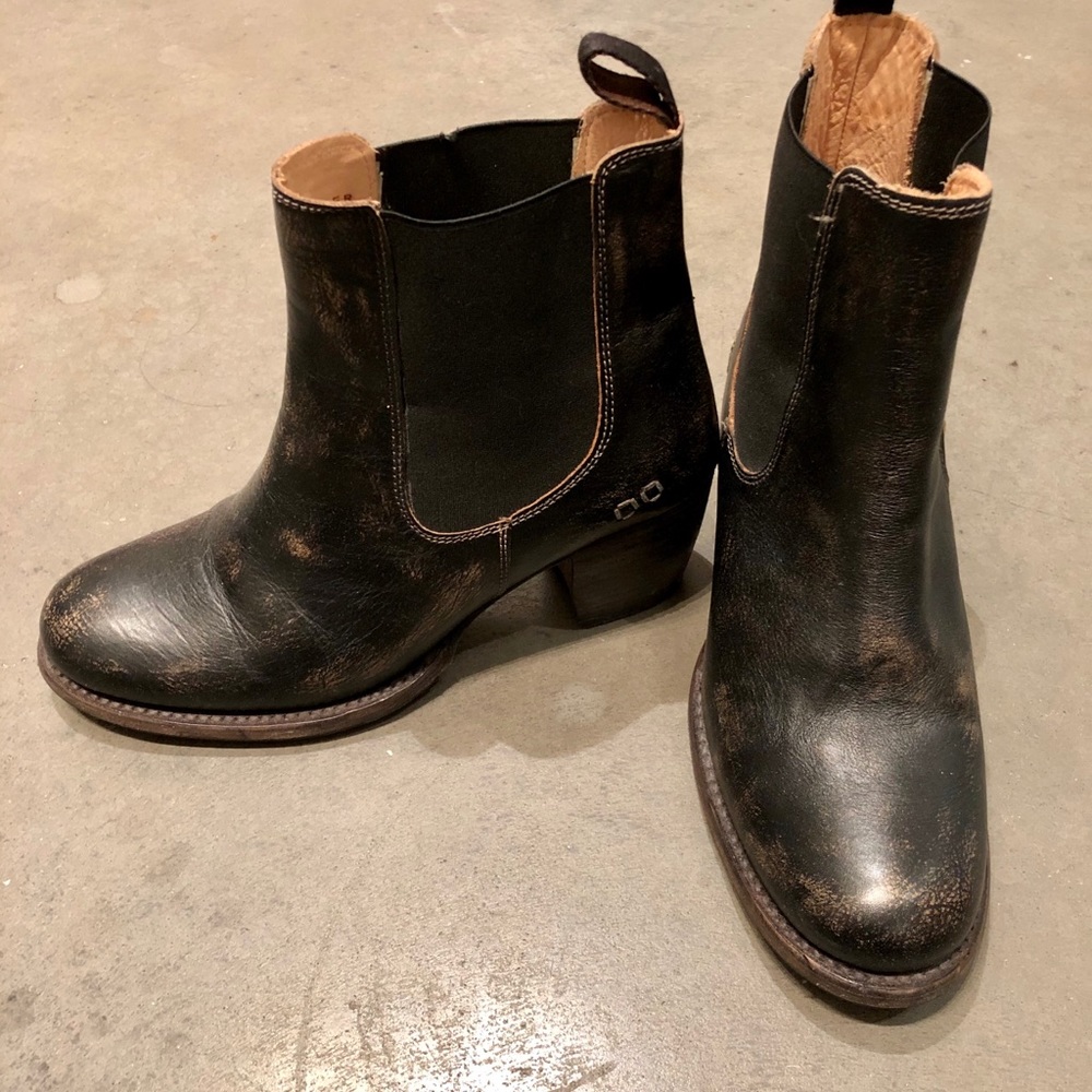 BED STU Lorn Black Handwash Boots size 10